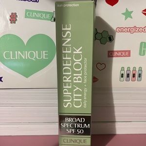 Clinique super defense Sun protection spf 50